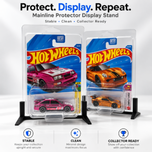 VibeQuest Mainline Protector Display Stand – Carded 1:64 Diecast Stabilizer