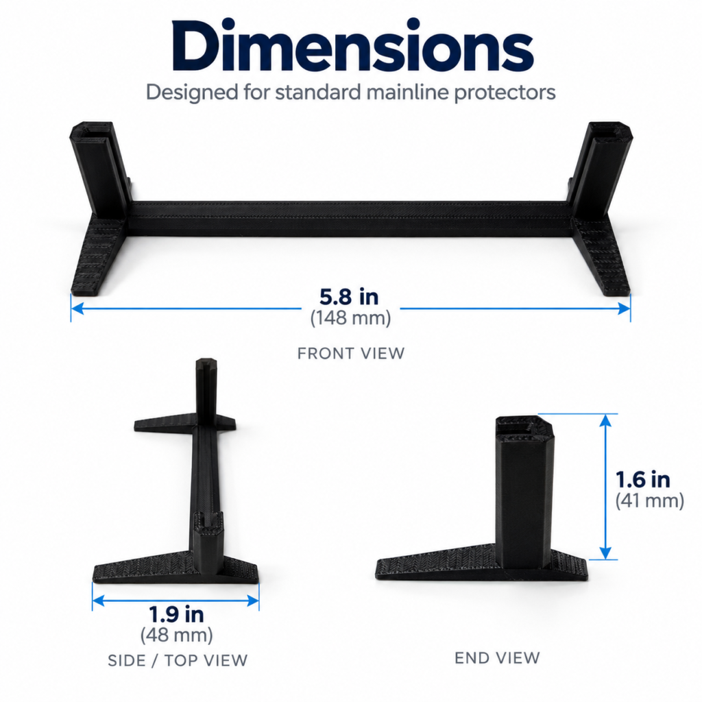 VibeQuest Mainline Protector Display Stand – Carded 1:64 Diecast Stabilizer