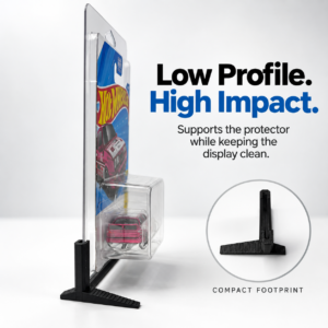 VibeQuest Mainline Protector Display Stand – Carded 1:64 Diecast Stabilizer