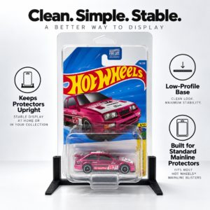VibeQuest Mainline Protector Display Stand – Carded 1:64 Diecast Stabilizer